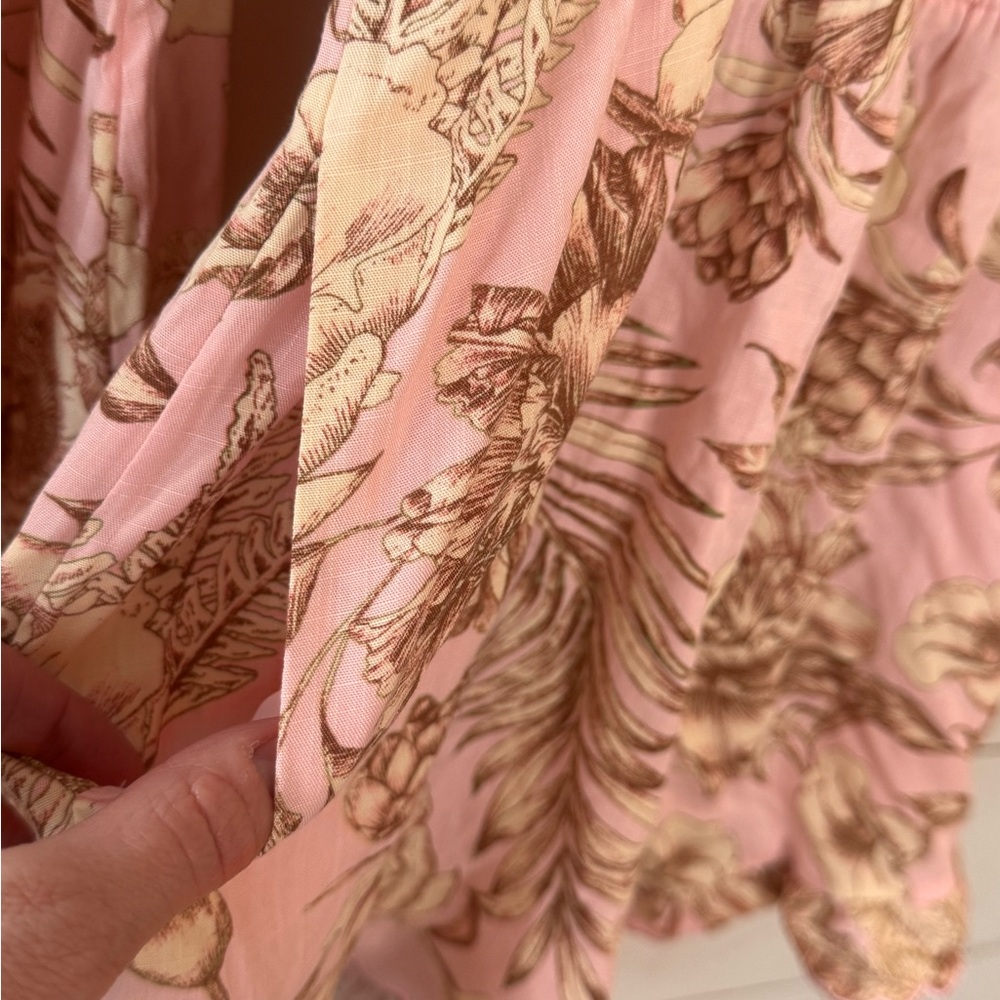 Aguabendita X Target Romantic Floral Print Flare Long Sleeve Romper Size Small - Picture 6 of 10